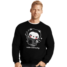 Load image into Gallery viewer, Shirts Crewneck Sweater, Unisex / Small / Black Hello Wednesday
