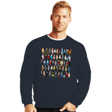 Load image into Gallery viewer, Secret_Shirts Crewneck Sweater, Unisex / Small / Dark Heather 53 Bobby
