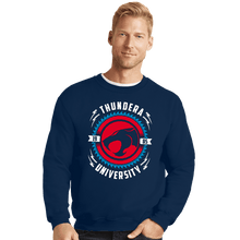 Load image into Gallery viewer, Daily_Deal_Shirts Crewneck Sweater, Unisex / Small / Navy Thundera University
