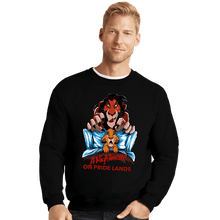 Load image into Gallery viewer, Daily_Deal_Shirts Crewneck Sweater, Unisex / Small / Black Nightmare On Pride Land
