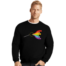Load image into Gallery viewer, Daily_Deal_Shirts Crewneck Sweater, Unisex / Small / Black The Dark Side Of The Maze
