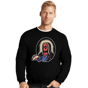 Shirts Crewneck Sweater, Unisex / Small / Black Saint Taco