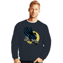 Load image into Gallery viewer, Daily_Deal_Shirts Crewneck Sweater, Unisex / Small / Dark Heather Bat 300
