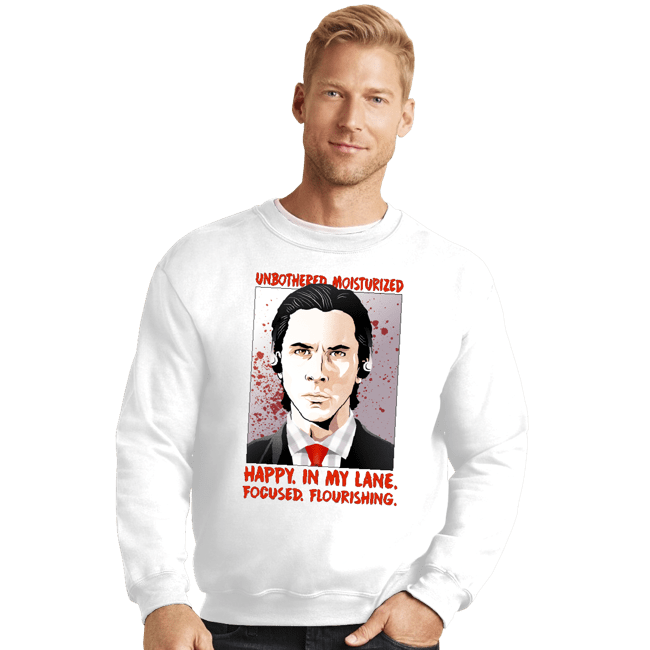 Daily_Deal_Shirts Crewneck Sweater, Unisex / Small / White Flourishing