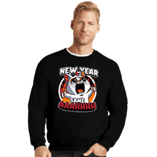Load image into Gallery viewer, Secret_Shirts Crewneck Sweater, Unisex / Small / Black New Years Despair
