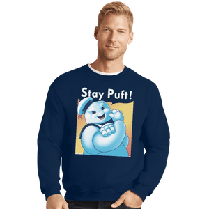 Shirts Crewneck Sweater, Unisex / Small / Navy Stay Puft!