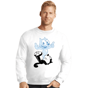 Shirts Crewneck Sweater, Unisex / Small / White RIP Felix