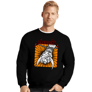 Secret_Shirts Crewneck Sweater, Unisex / Small / Black Crescent