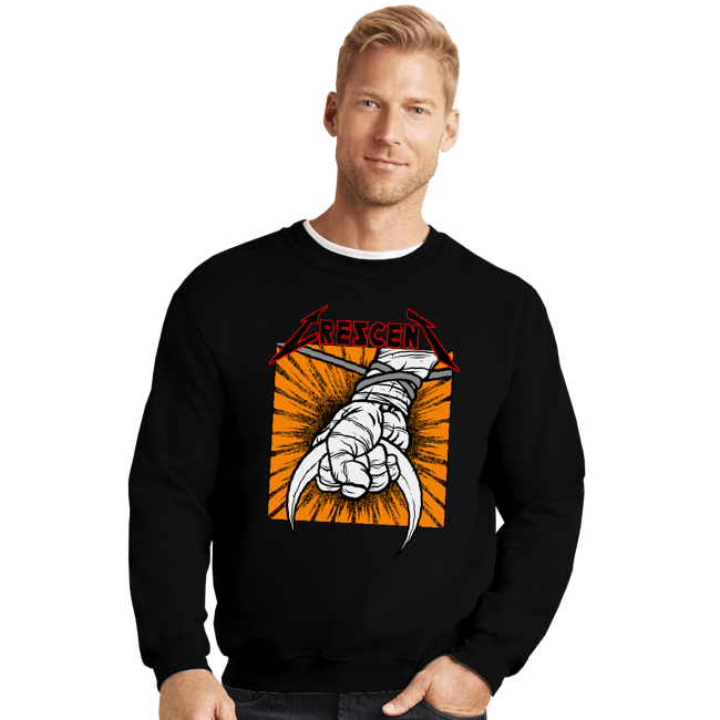 Secret_Shirts Crewneck Sweater, Unisex / Small / Black Crescent