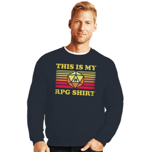 Shirts Crewneck Sweater, Unisex / Small / Dark Heather My RPG Shirt