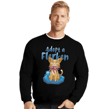 Load image into Gallery viewer, Shirts Crewneck Sweater, Unisex / Small / Black Adopt A Flerken
