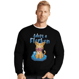 Shirts Crewneck Sweater, Unisex / Small / Black Adopt A Flerken