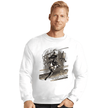 Load image into Gallery viewer, Shirts Crewneck Sweater, Unisex / Small / White The Weight Of The World
