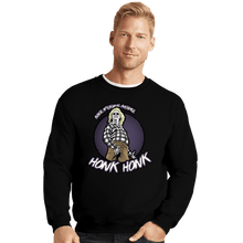 Load image into Gallery viewer, Secret_Shirts Crewneck Sweater, Unisex / Small / Black Honk Honk
