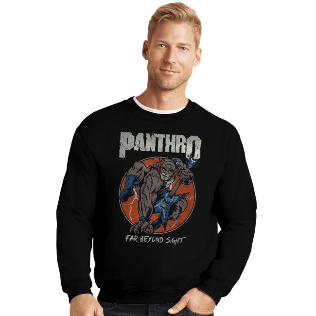 Daily_Deal_Shirts Crewneck Sweater, Unisex / Small / Black Far Beyond Sight
