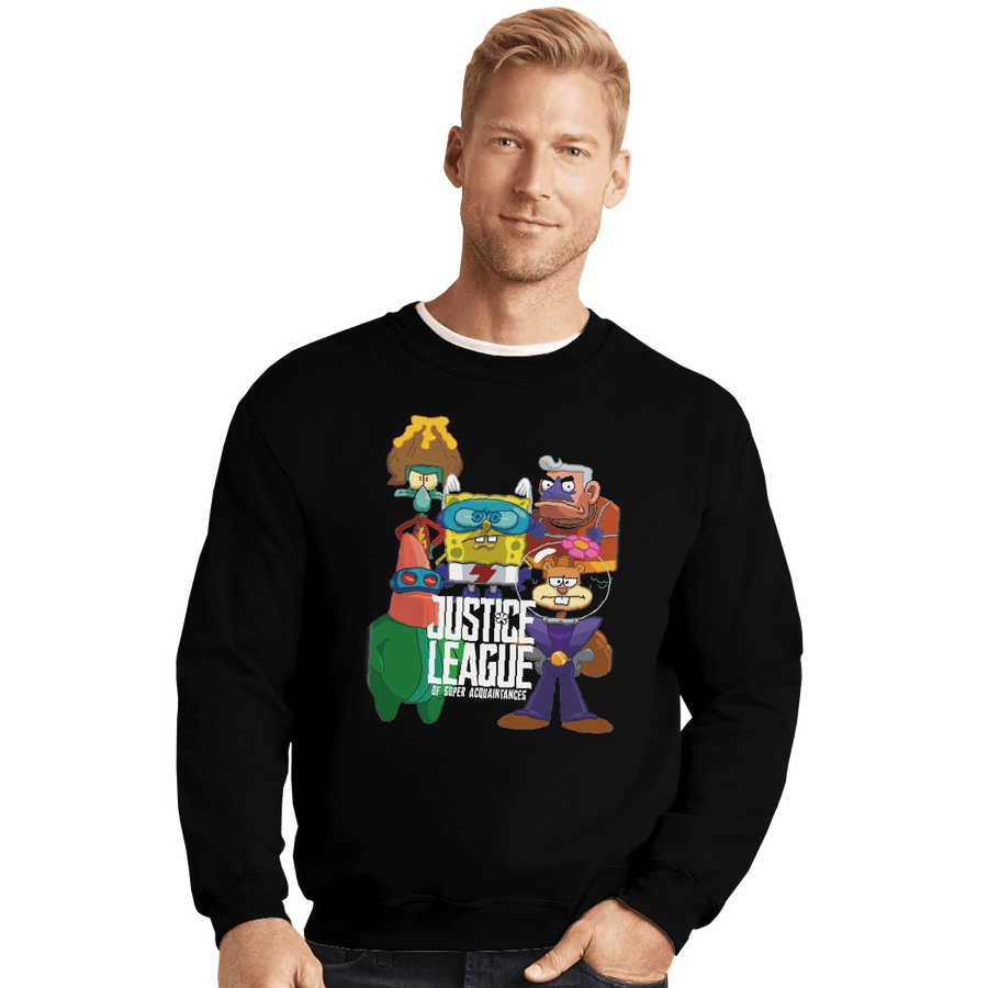 Shirts Crewneck Sweater, Unisex / Small / Black The Super Acquaintances