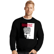 Load image into Gallery viewer, Shirts Crewneck Sweater, Unisex / Small / Black Squareface
