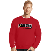 Load image into Gallery viewer, Secret_Shirts Crewneck Sweater, Unisex / Small / Red Powersauce
