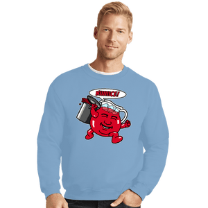 Shirts Crewneck Sweater, Unisex / Small / Powder Blue Kevin Aid
