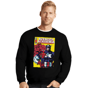 Shirts Crewneck Sweater, Unisex / Small / Black Avenger Academia