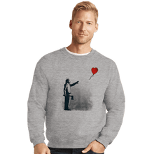 Load image into Gallery viewer, Shirts Crewneck Sweater, Unisex / Small / Sports Grey If I Had A Heart
