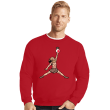 Load image into Gallery viewer, Shirts Crewneck Sweater, Unisex / Small / Red Air Wilson

