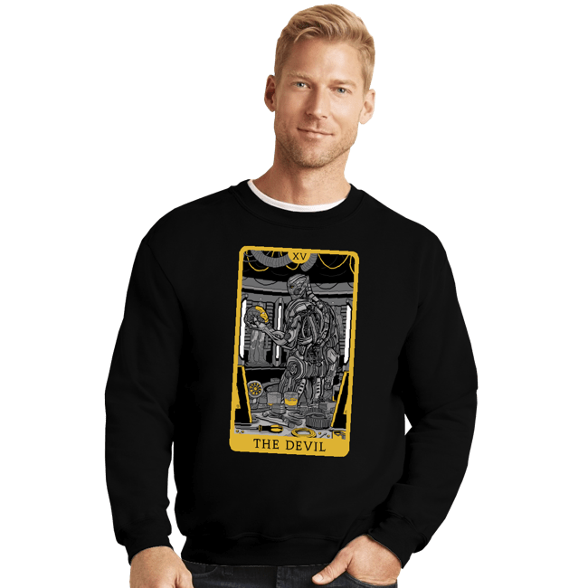 Shirts Crewneck Sweater, Unisex / Small / Black Ultron The Devil
