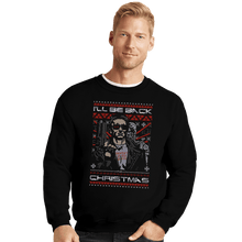 Load image into Gallery viewer, Daily_Deal_Shirts Crewneck Sweater, Unisex / Small / Black A Very Cyber Christmas
