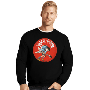 Shirts Crewneck Sweater, Unisex / Small / Black Naoto Nandaba