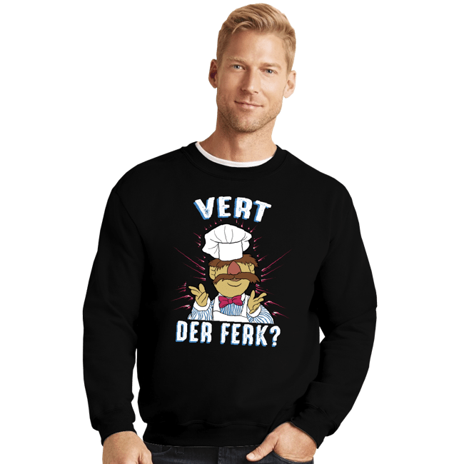 Secret_Shirts Crewneck Sweater, Unisex / Small / Black Swedish Chef!