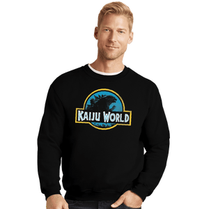 Shirts Crewneck Sweater, Unisex / Small / Black Kaiju World