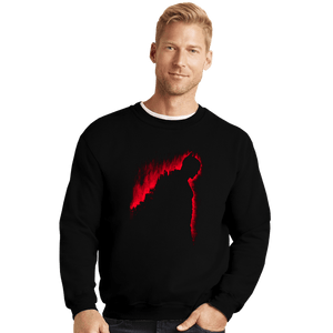 Daily_Deal_Shirts Crewneck Sweater, Unisex / Small / Black City Shadows