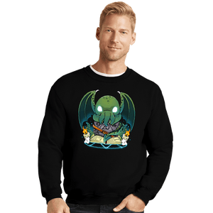 Shirts Crewneck Sweater, Unisex / Small / Black Demon Dice
