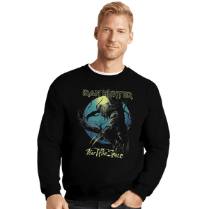 Shirts Crewneck Sweater, Unisex / Small / Black Iron Hunter