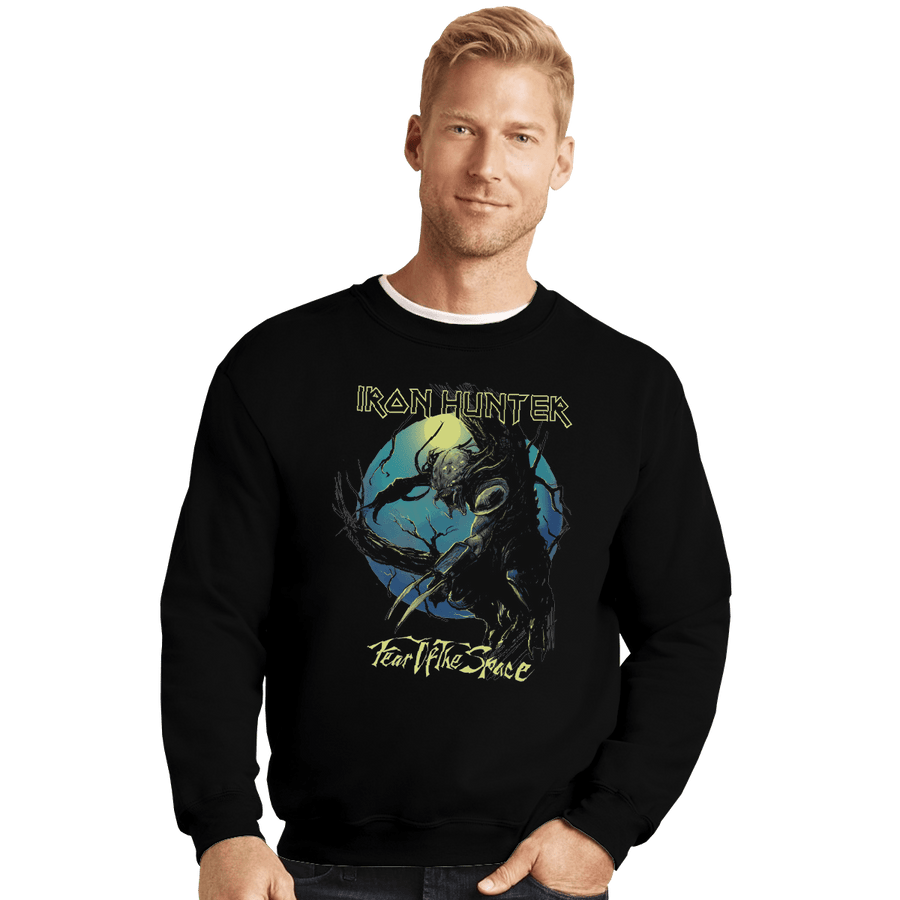 Shirts Crewneck Sweater, Unisex / Small / Black Iron Hunter