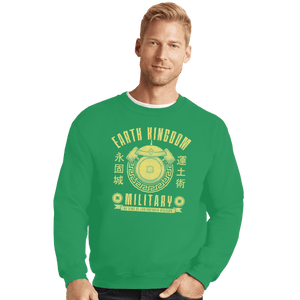 Shirts Crewneck Sweater, Unisex / Small / Irish Green Earth is Strong