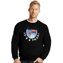 Load image into Gallery viewer, Shirts Crewneck Sweater, Unisex / Small / Black Trap Bowl
