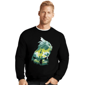 Daily_Deal_Shirts Crewneck Sweater, Unisex / Small / Black Forbidden West