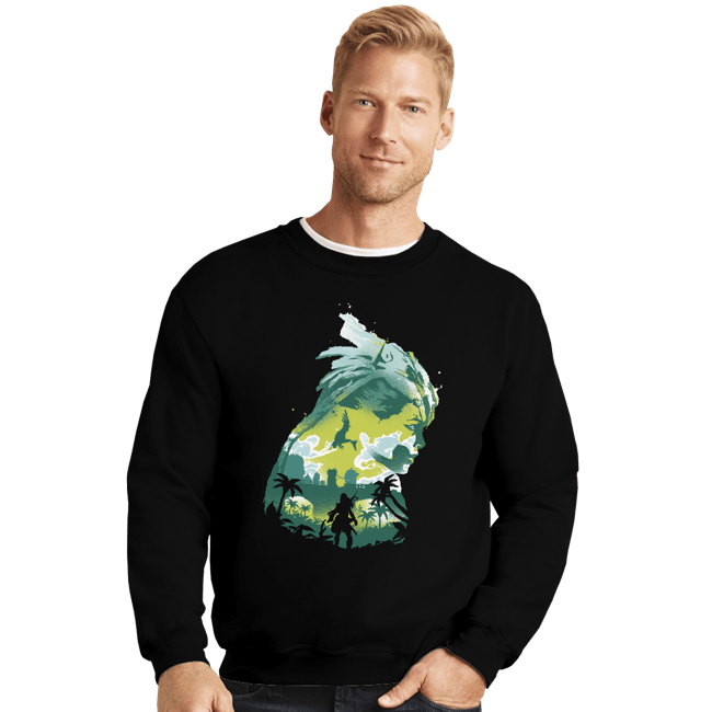 Daily_Deal_Shirts Crewneck Sweater, Unisex / Small / Black Forbidden West