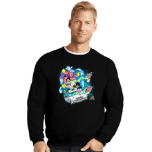 Load image into Gallery viewer, Daily_Deal_Shirts Crewneck Sweater, Unisex / Small / Black I Ain&#39;t Afraid Of No Bu
