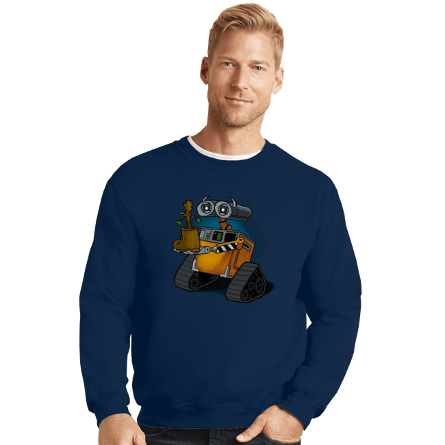 Shirts Crewneck Sweater, Unisex / Small / Navy Life Found