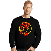 Load image into Gallery viewer, Daily_Deal_Shirts Crewneck Sweater, Unisex / Small / Black Space Slayer
