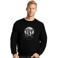 Load image into Gallery viewer, Shirts Crewneck Sweater, Unisex / Small / Black Moonlight Sailor
