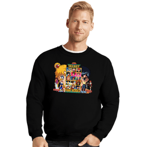 Shirts Crewneck Sweater, Unisex / Small / Black Select 90s Heroes
