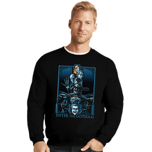 Load image into Gallery viewer, Daily_Deal_Shirts Crewneck Sweater, Unisex / Small / Black Enter The Gotham
