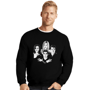 Shirts Crewneck Sweater, Unisex / Small / Black Friends Rhapsody