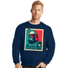 Load image into Gallery viewer, Daily_Deal_Shirts Crewneck Sweater, Unisex / Small / Navy Respect

