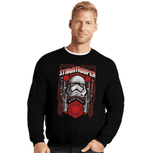 Load image into Gallery viewer, Shirts Crewneck Sweater, Unisex / Small / Black Storm Trooper
