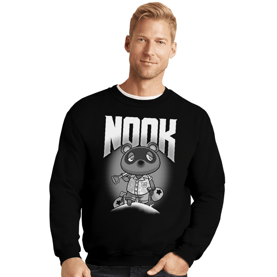 Shirts Crewneck Sweater, Unisex / Small / Black Nook