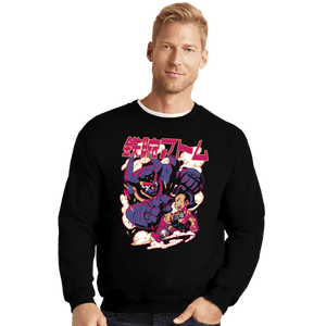 Shirts Crewneck Sweater, Unisex / Small / Black Astro VS Pluto